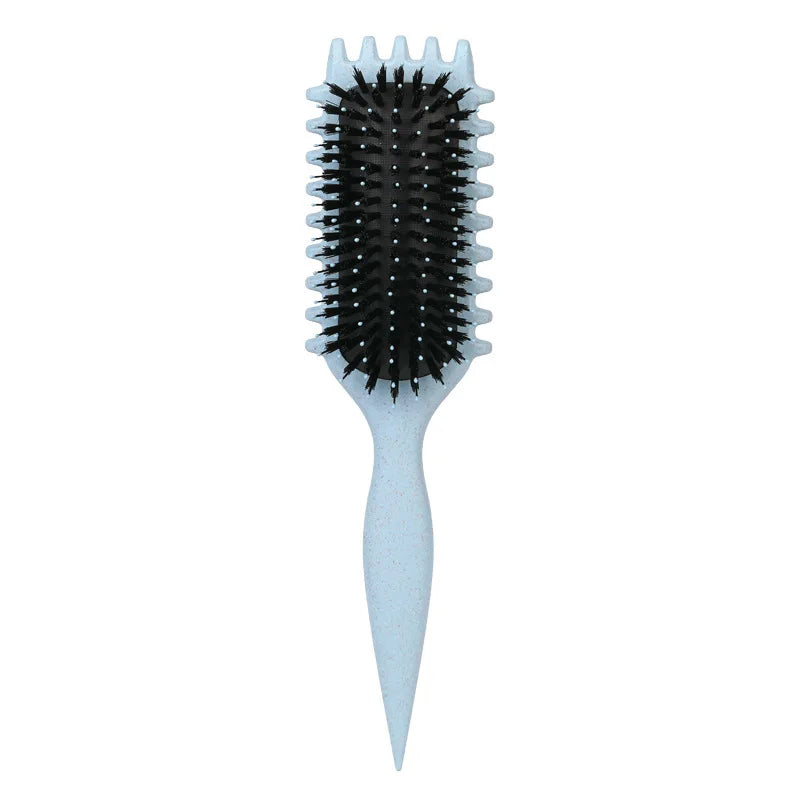 Salon Styling Curly Hair Styling Brush Curl Hair Brush for Combing and Shaping Men'S and Women'S Curls Reduce Pulling Tools