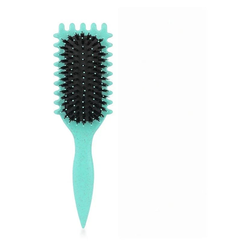 Salon Styling Curly Hair Styling Brush Curl Hair Brush for Combing and Shaping Men'S and Women'S Curls Reduce Pulling Tools