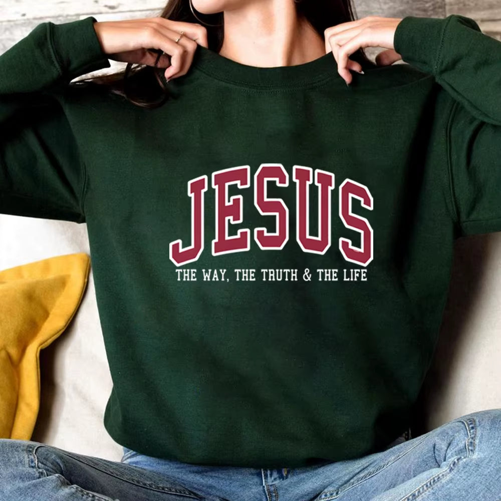 Christian Sweatshirt Jesus Hoodie Faith Sweatshirts Trendy Crewneck Love like Jesus Pray Sweatshirt Uniex Crewneck Sweatshirt