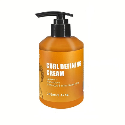 CURL DEFINING CREAM with Argan Oil for Wavy and Curly Hair Hair Moisturizer and Deep Conditioning for Shine and Bounce