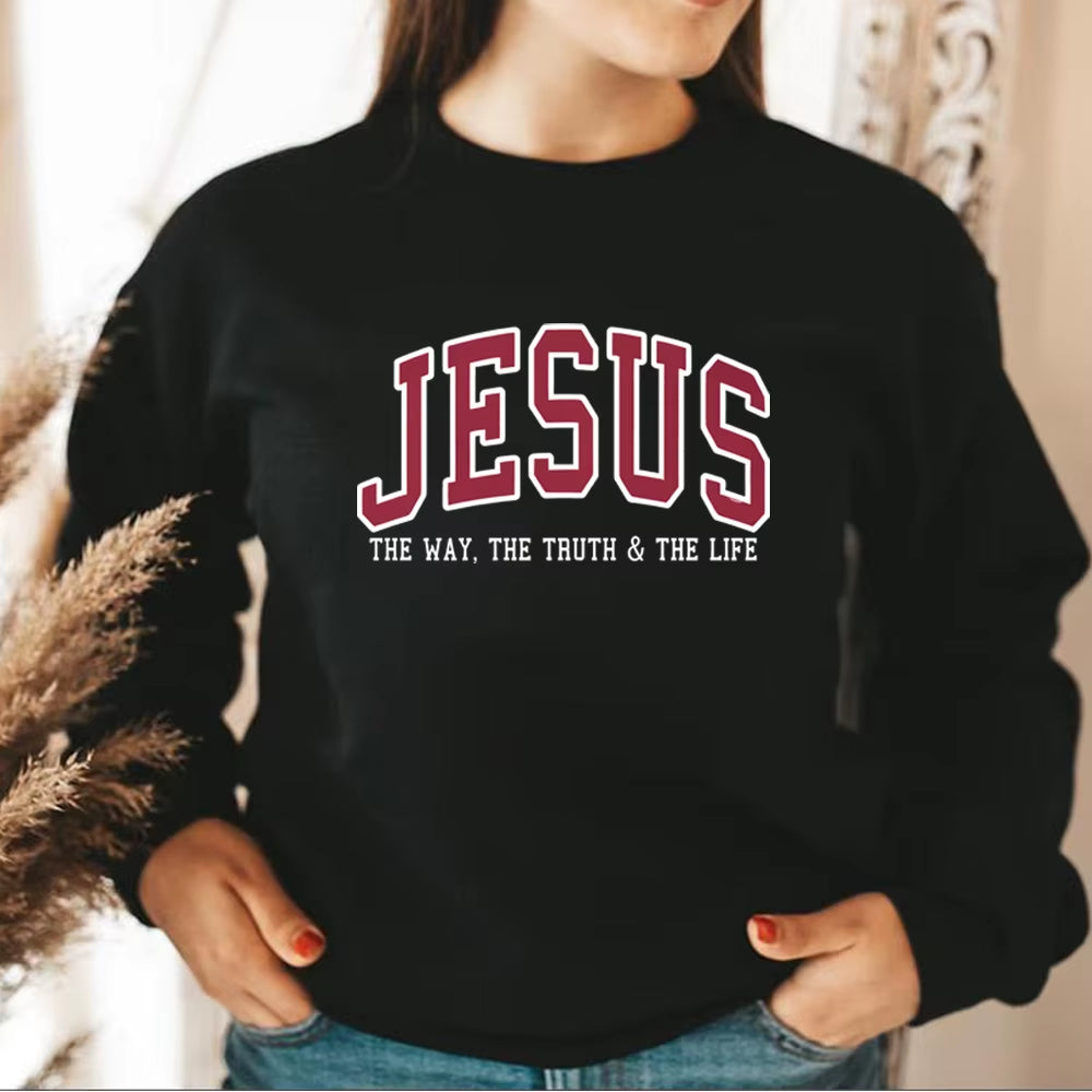 Christian Sweatshirt Jesus Hoodie Faith Sweatshirts Trendy Crewneck Love like Jesus Pray Sweatshirt Uniex Crewneck Sweatshirt