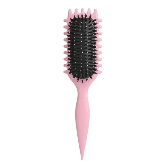 Salon Styling Curly Hair Styling Brush Curl Hair Brush for Combing and Shaping Men'S and Women'S Curls Reduce Pulling Tools