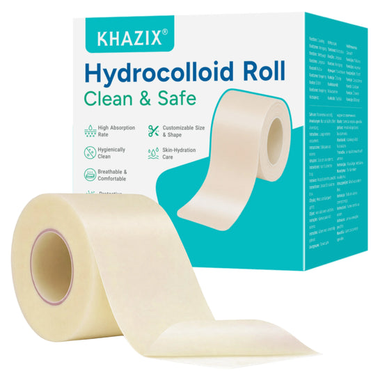 1Roll Hydrocolloid Pimple Patch Roll, Invisible Acne Spot Cover Tape, Cut Blemish Patch Strip, Waterproof Breathable Skin Care